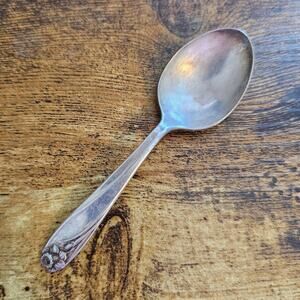 1847 Rogers & Bros Silverplate DAFFODIL Baby Spoon